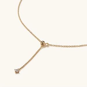 Mejuri Lariat Slider Necklace